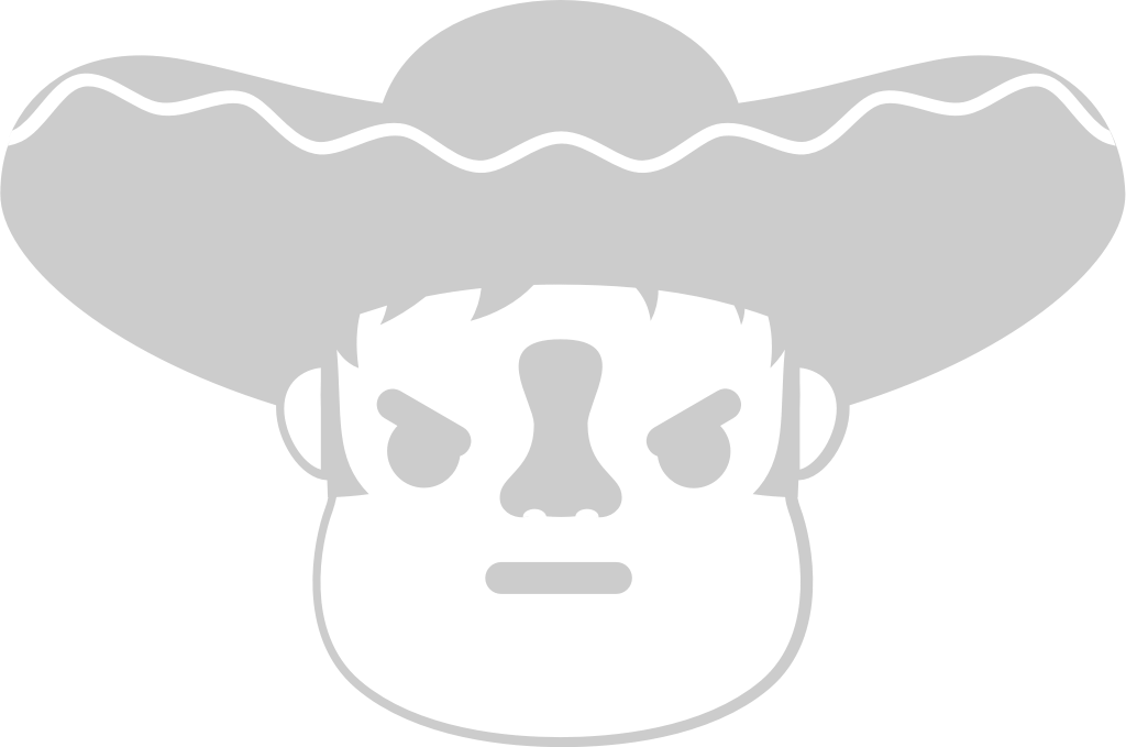 Mexican sombrero emoticon vector