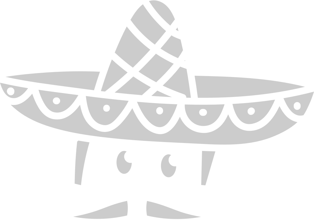 sombrero con Bigote vector