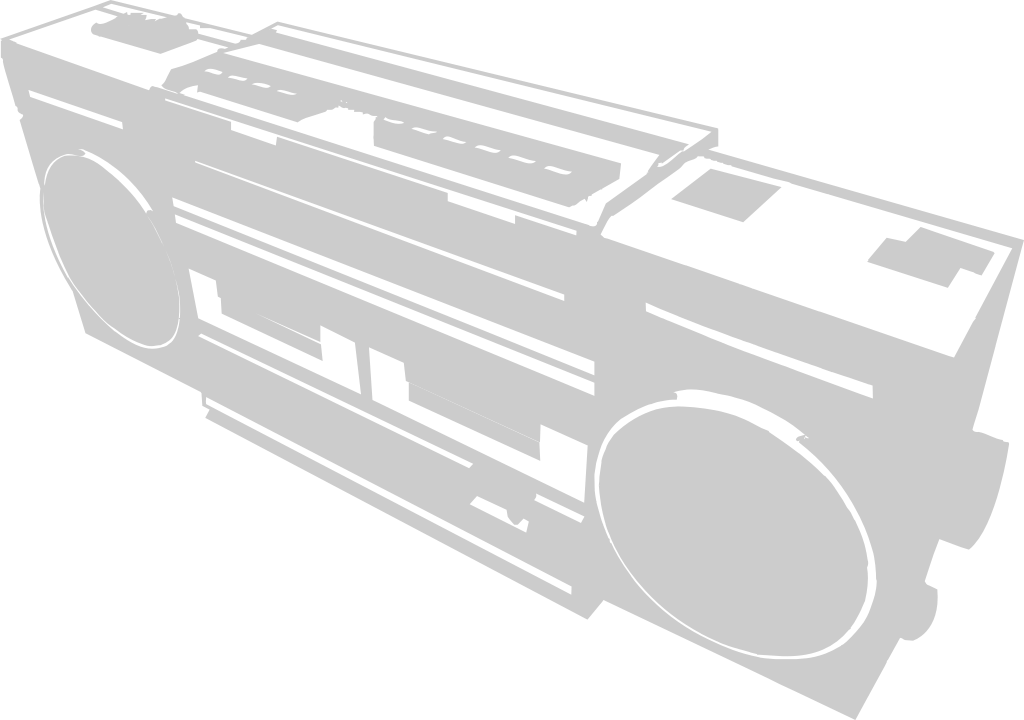 radio Años 80 vector