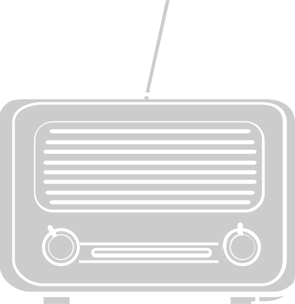 Radio vintage vector