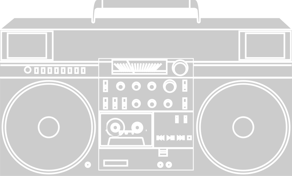 radio Años 80 vector