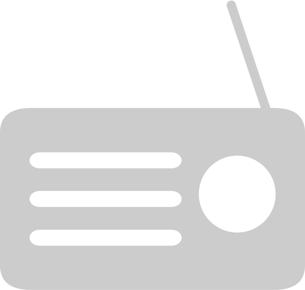 Radio sign simple vector