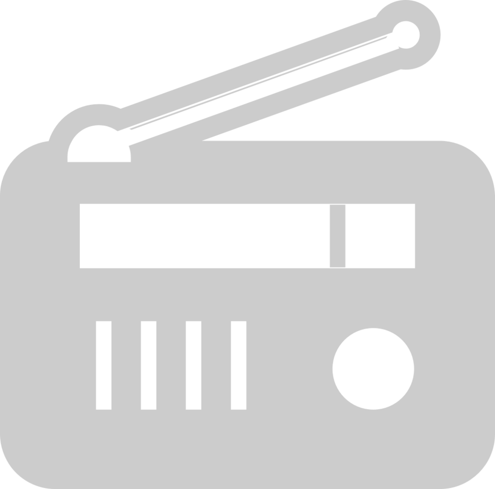 Radio sign simple vector