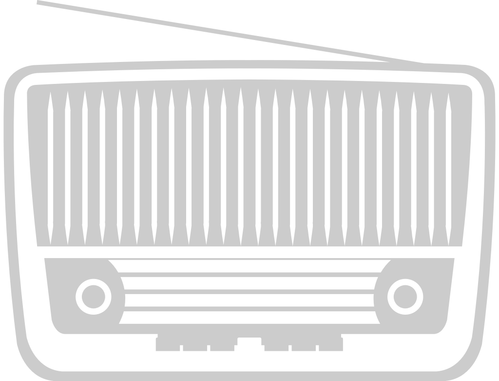 radio Clásico contorno vector