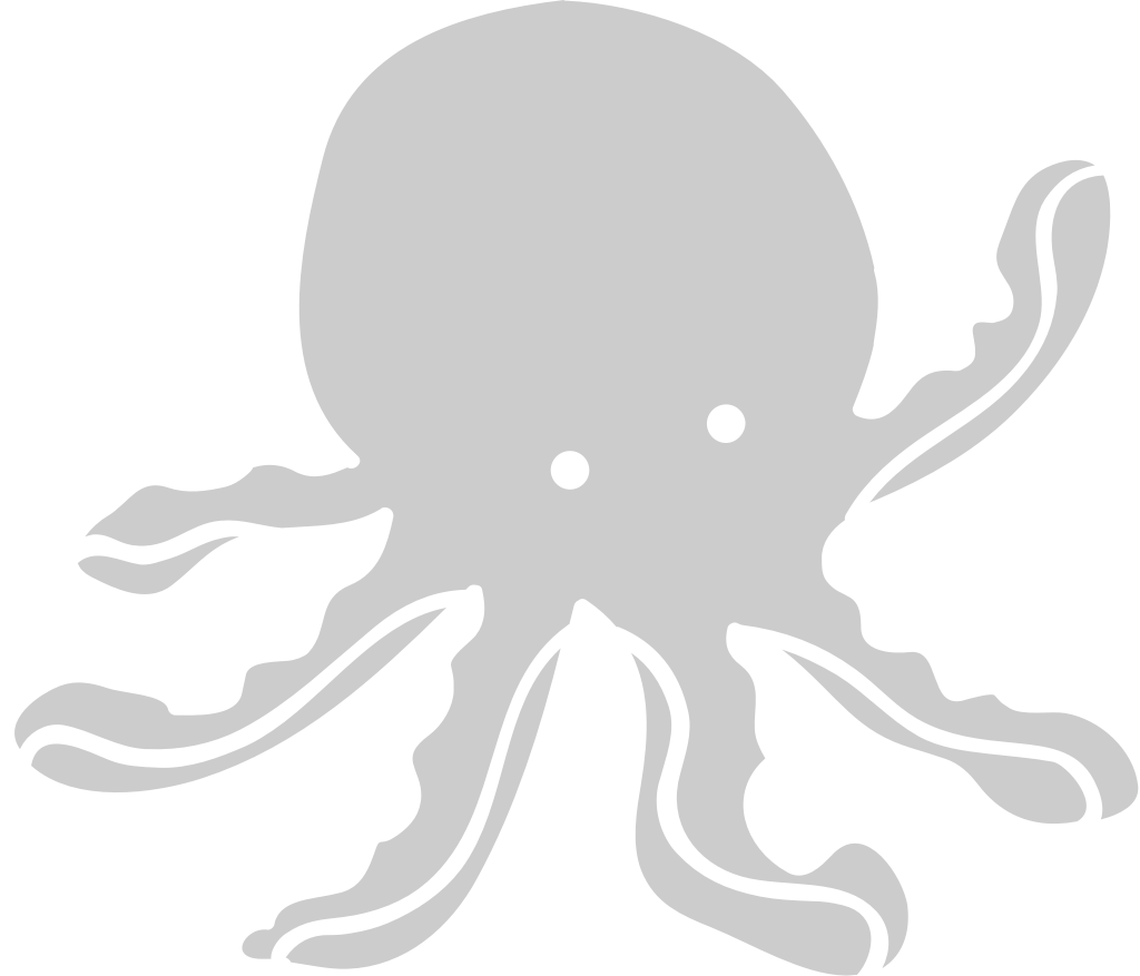 Octopus cute vector