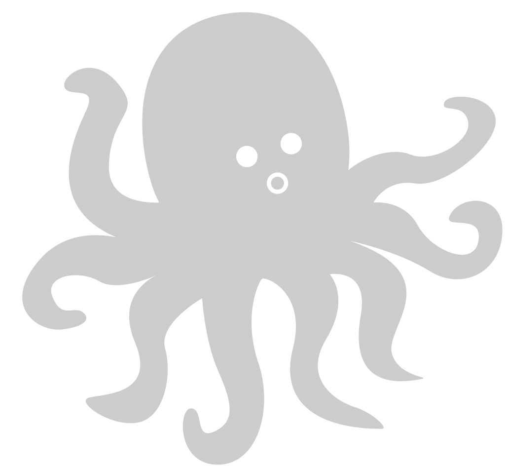 Octopus cute vector