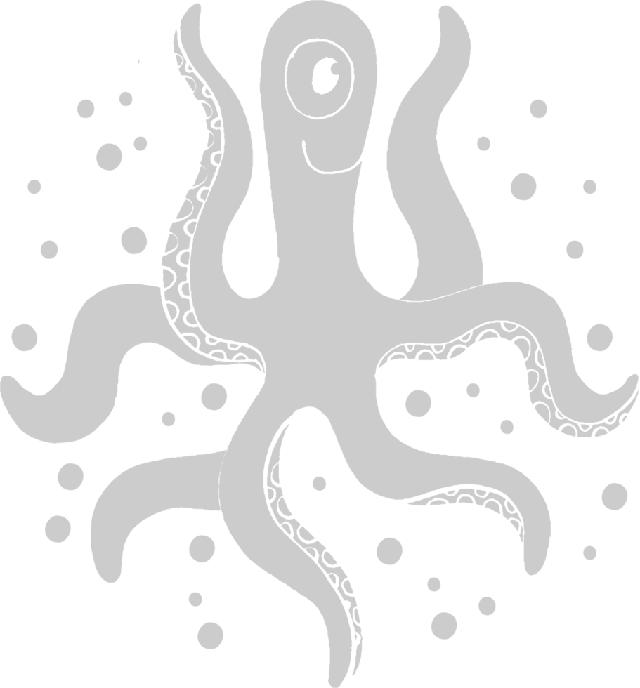 Octopus cute vector