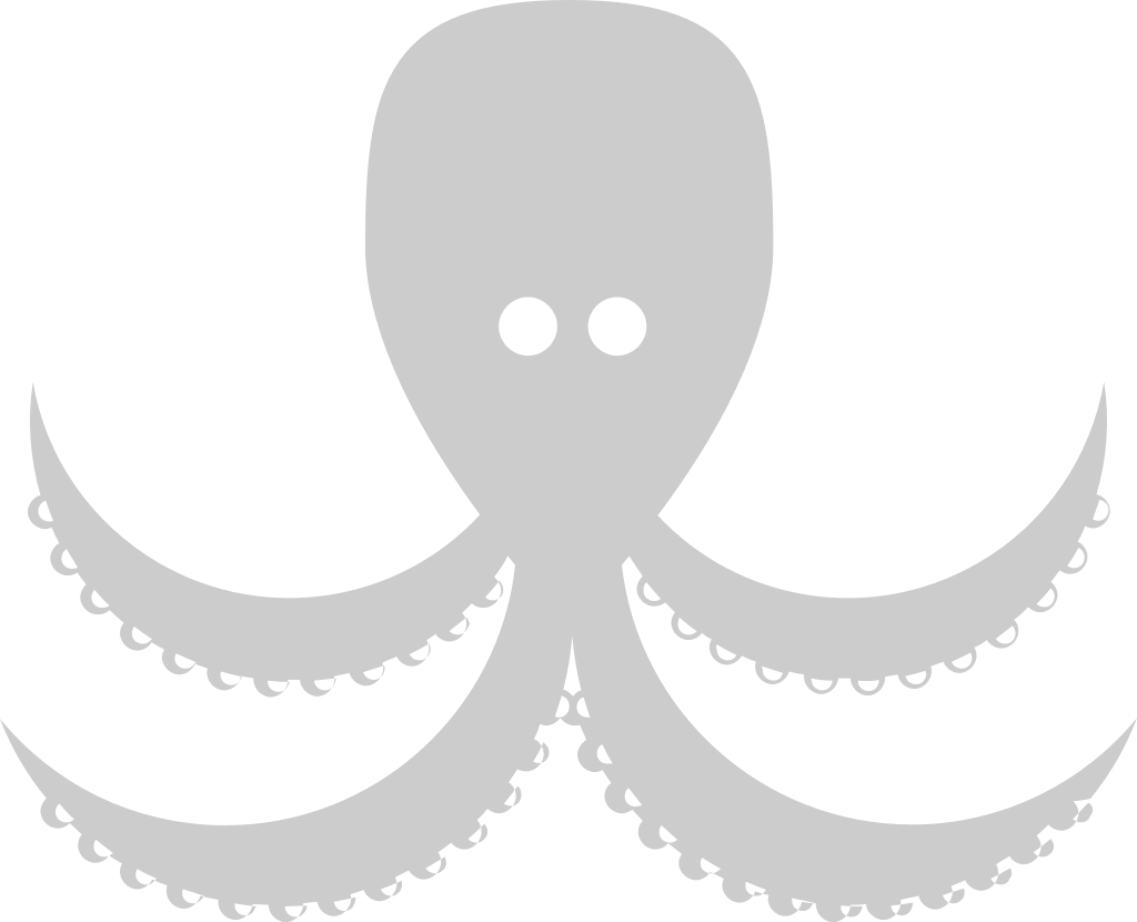 Octopus cute vector