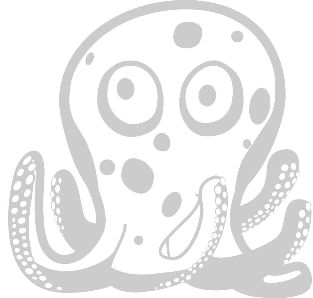 Octopus cute vector