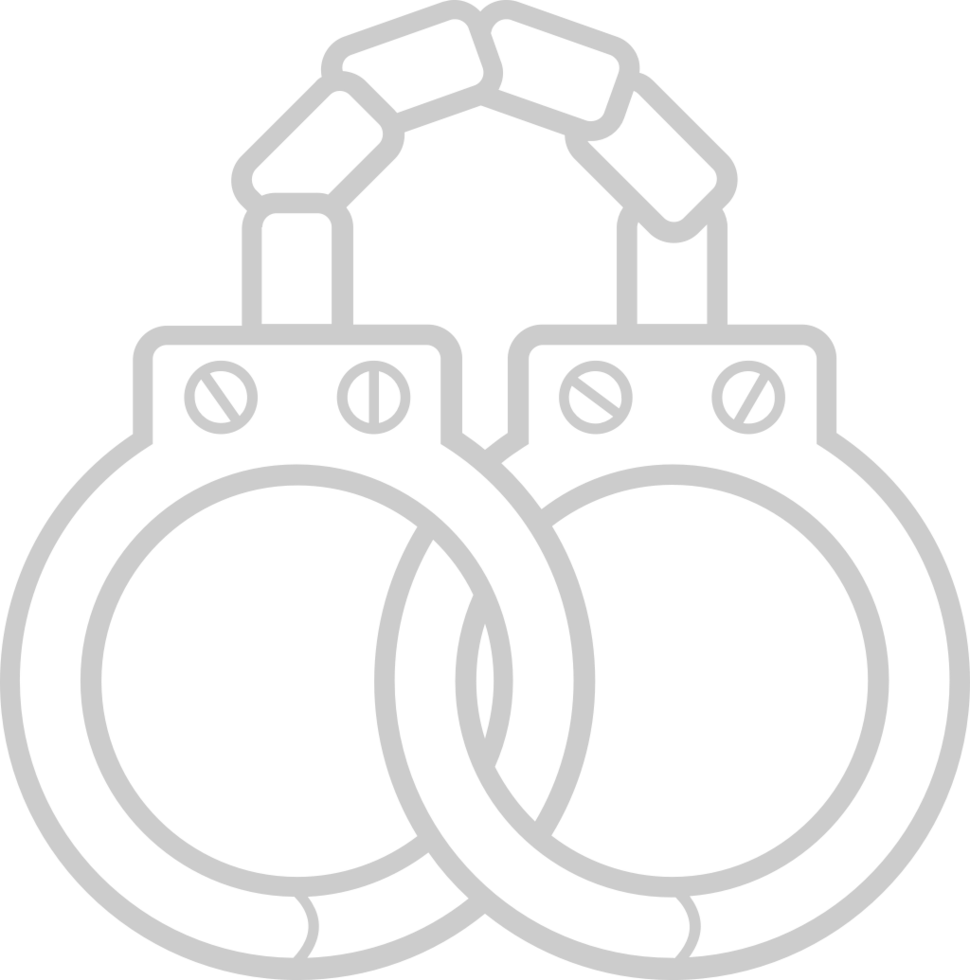 Police handcuff vector