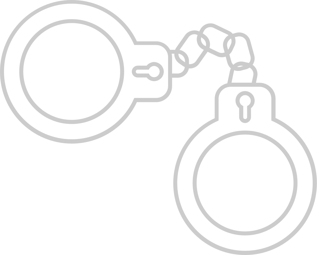 Police handcuff vector