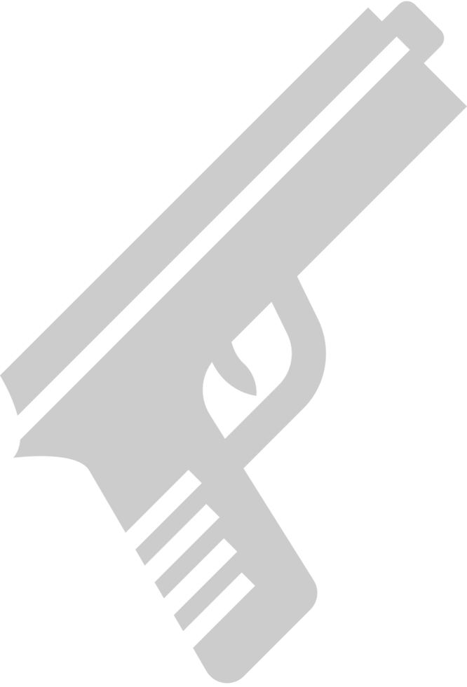 Police hand gun  vector