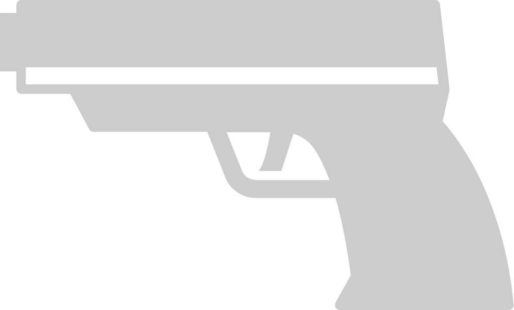 Police hand gun  vector