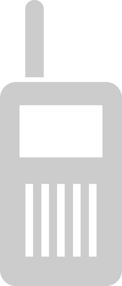 Police walkie talkie vector