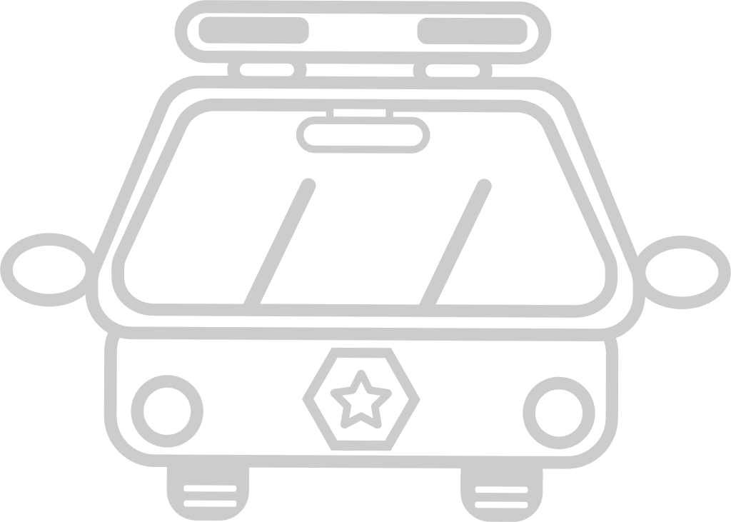Police car vector