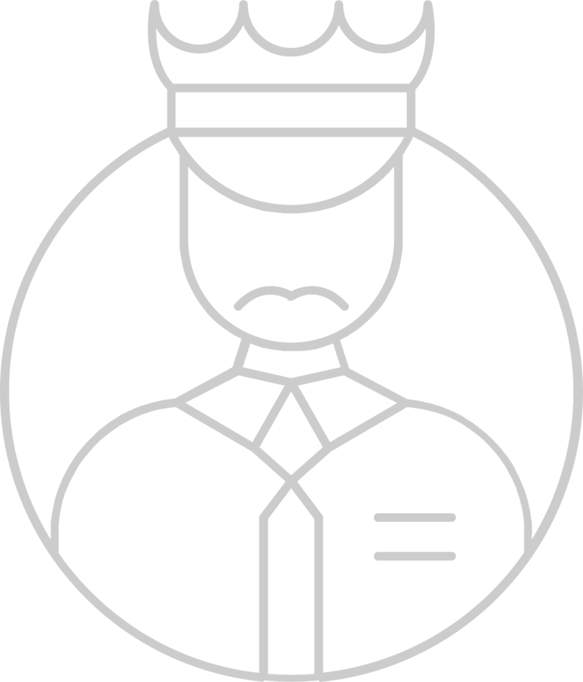 Police man outline vector