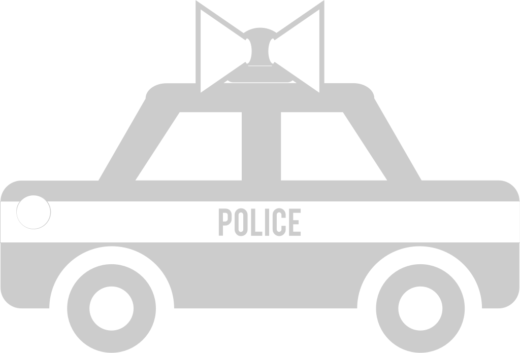 Police car vector