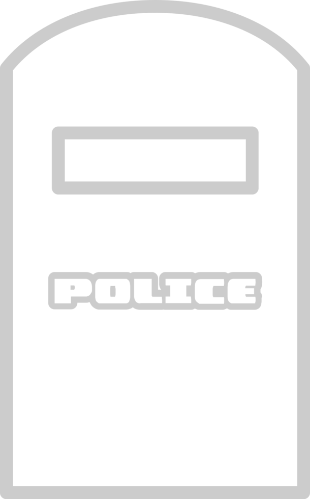 Police shield vector