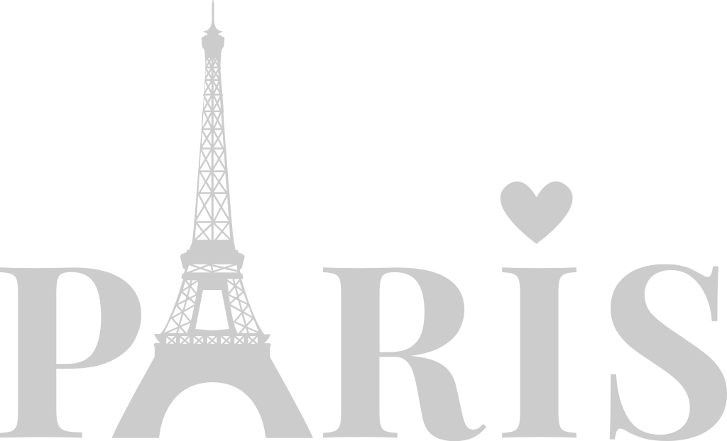 Love paris vector