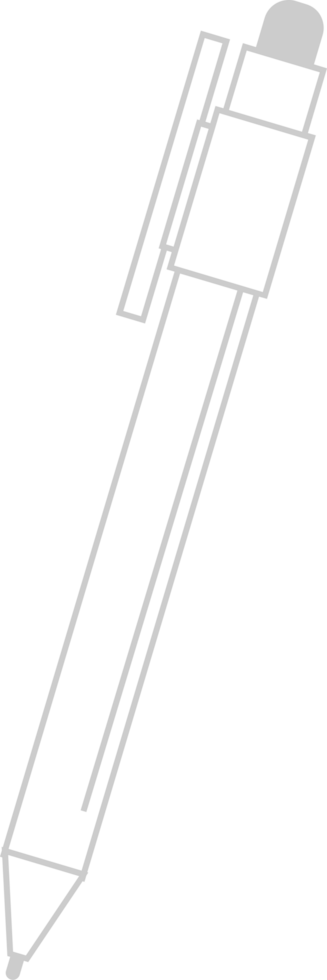 pen outline vector