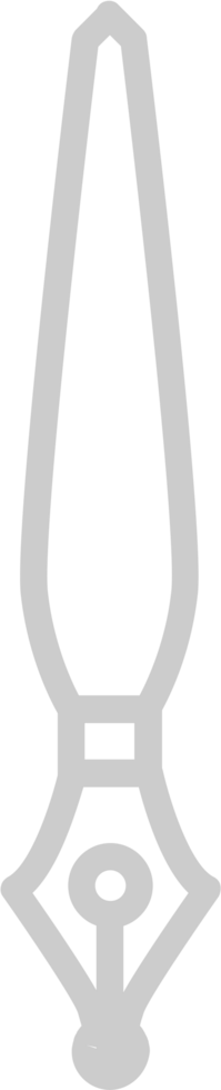 pen outline vector