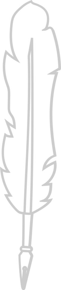 pen outline vector