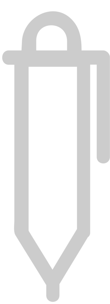Pen outline vector