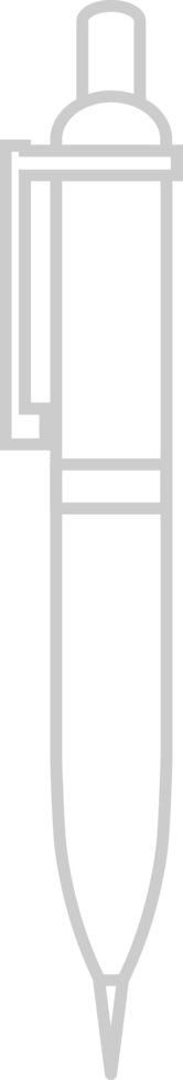 Pen outline vector