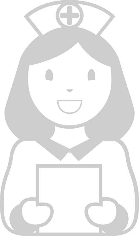 Nurse notepad vector