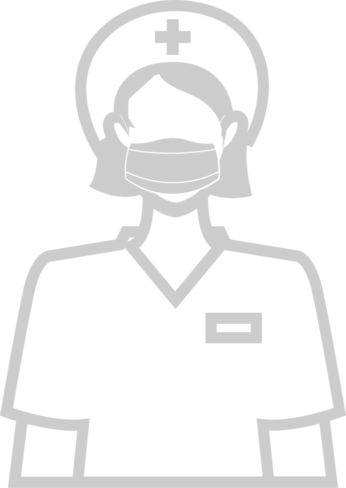 Nurse masker vector