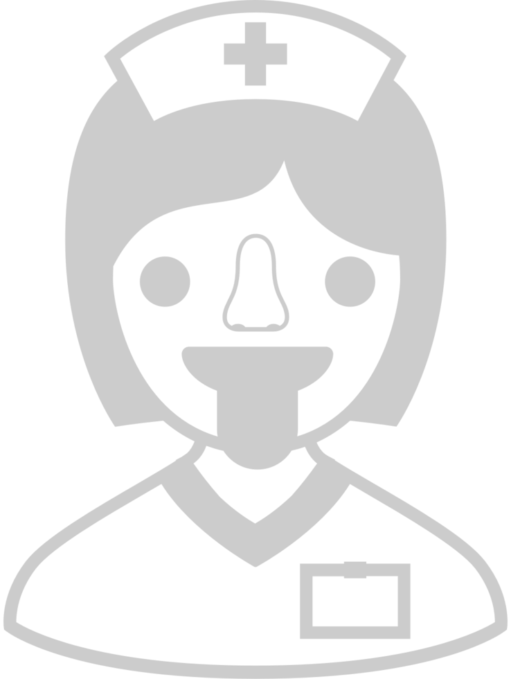 Nurse emoticon tounge vector
