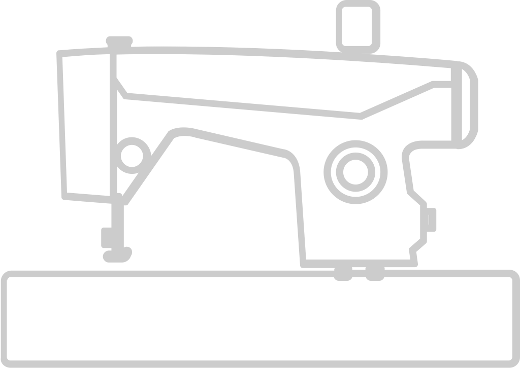 sewing machine outline vector