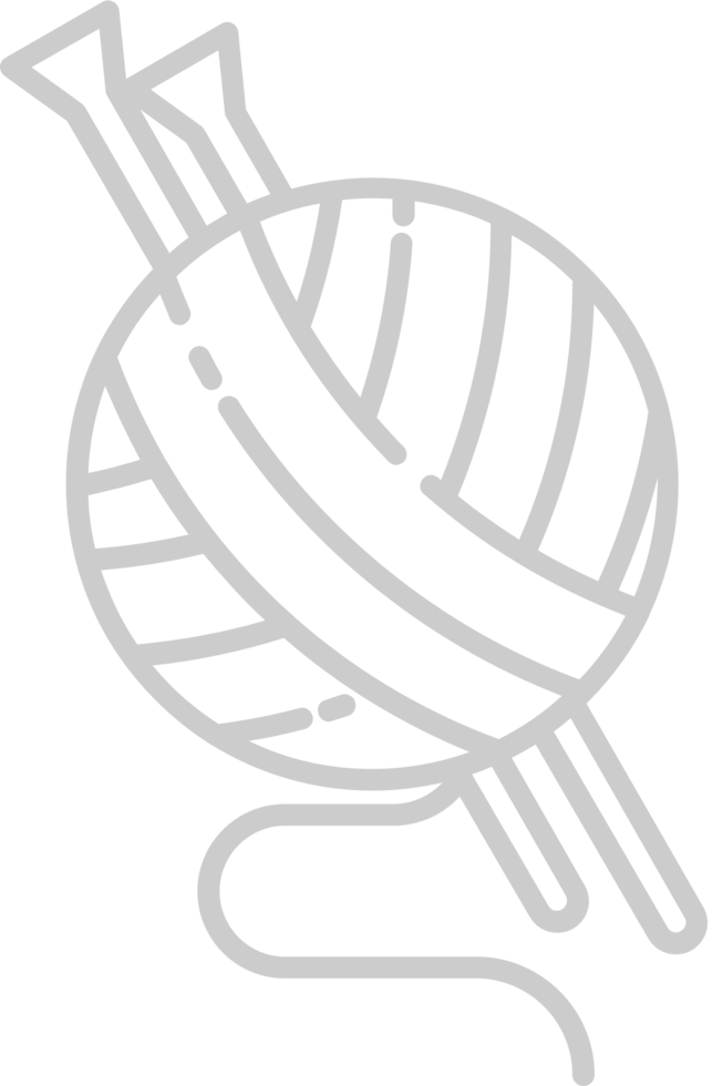 Sewing wool ball vector