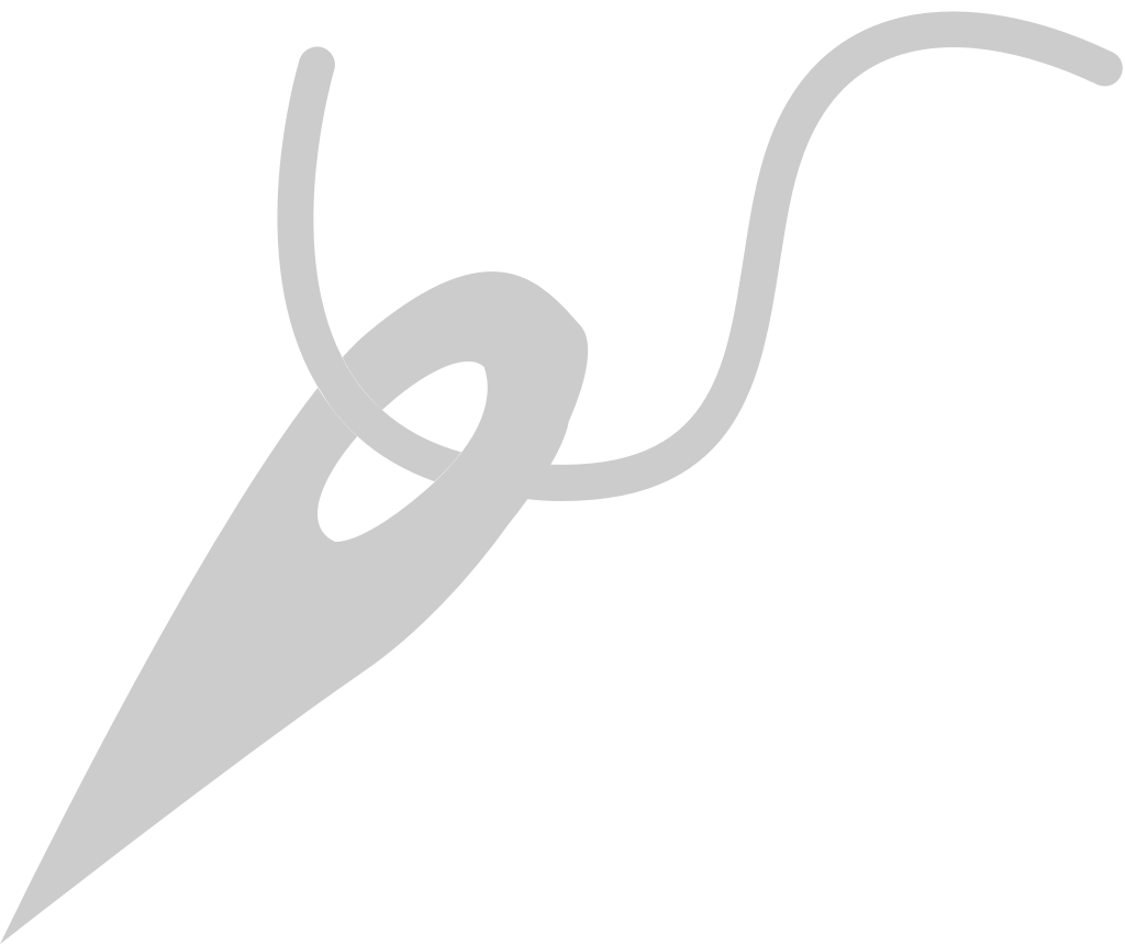 Sewing needle vector