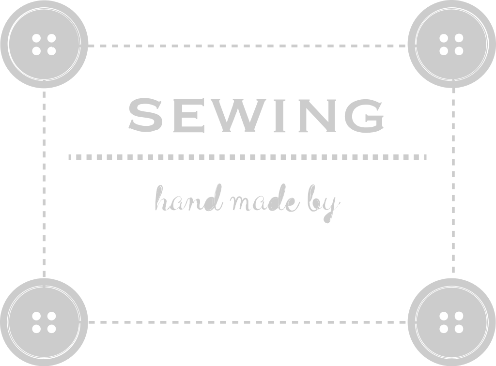 Sewing typography vector