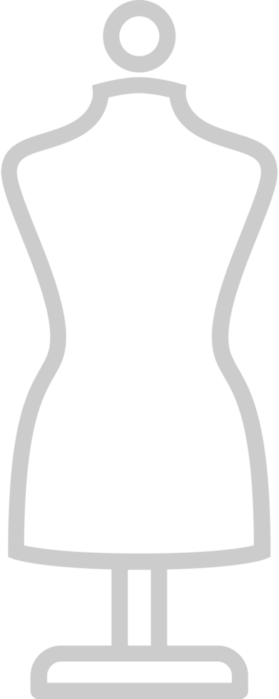 Sewing mannequin vector