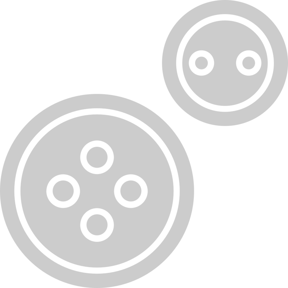 Sewing button vector