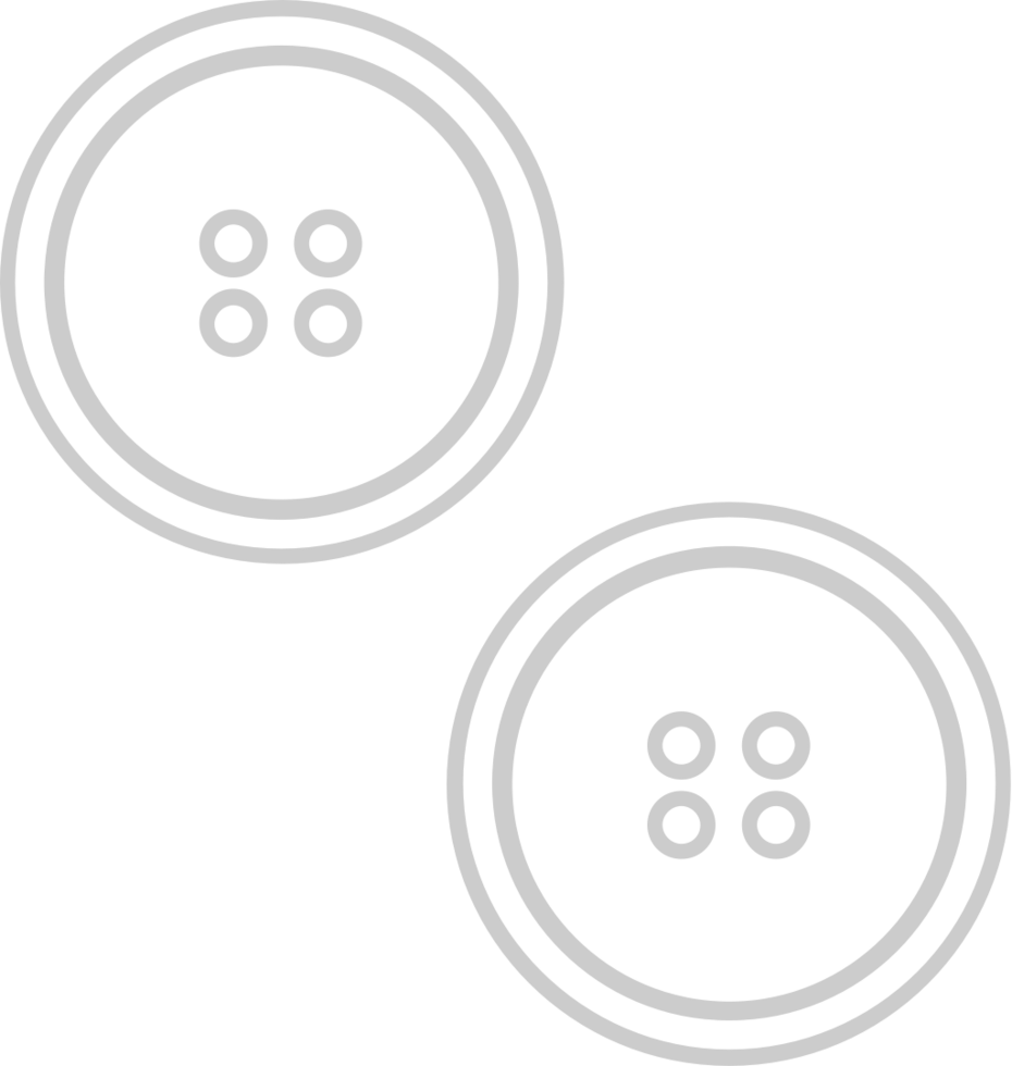 Sewing button vector