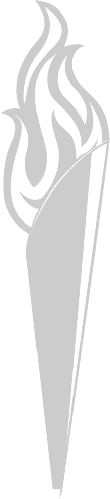 Olympic fire torch vector
