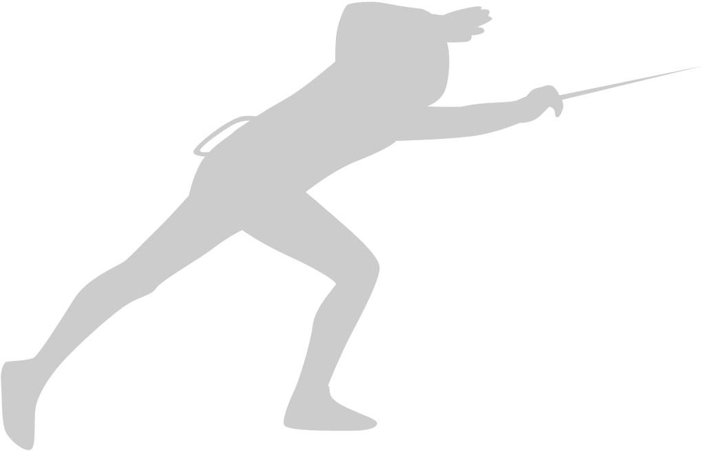 Olympic fencing vector