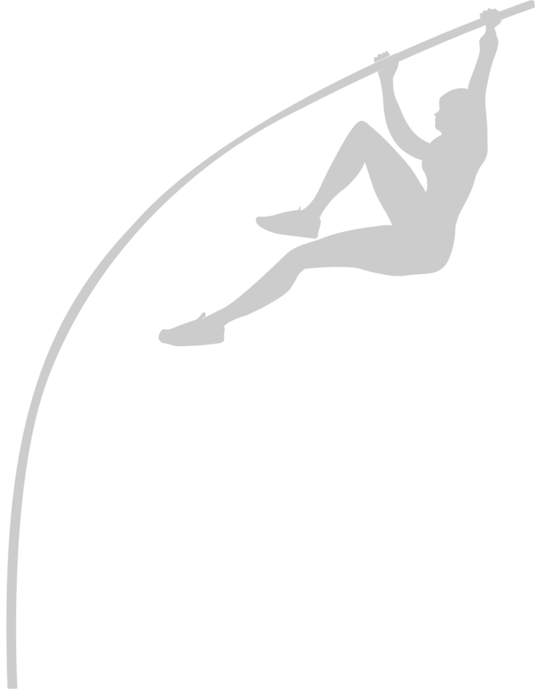 Olympic pole vault vector