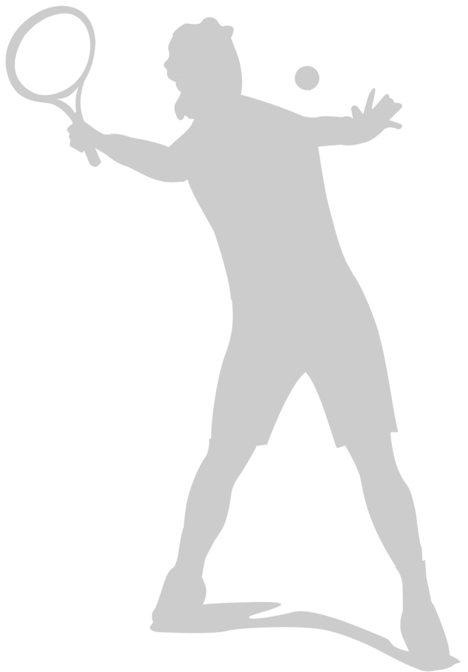 Olympic tennis vector