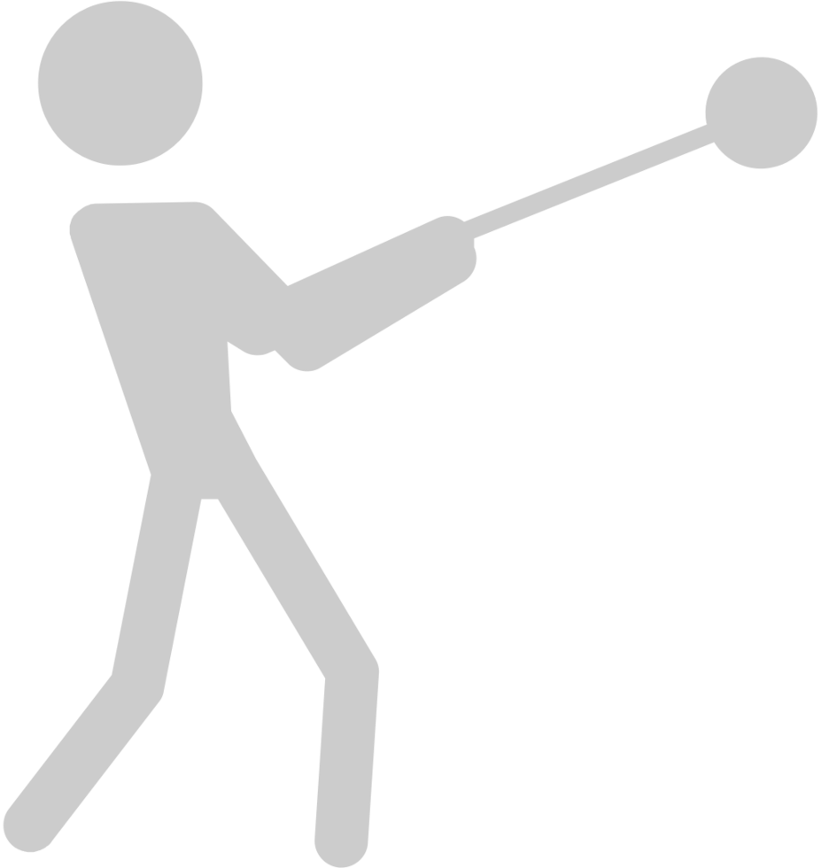 Olympic pictogram throwing vector