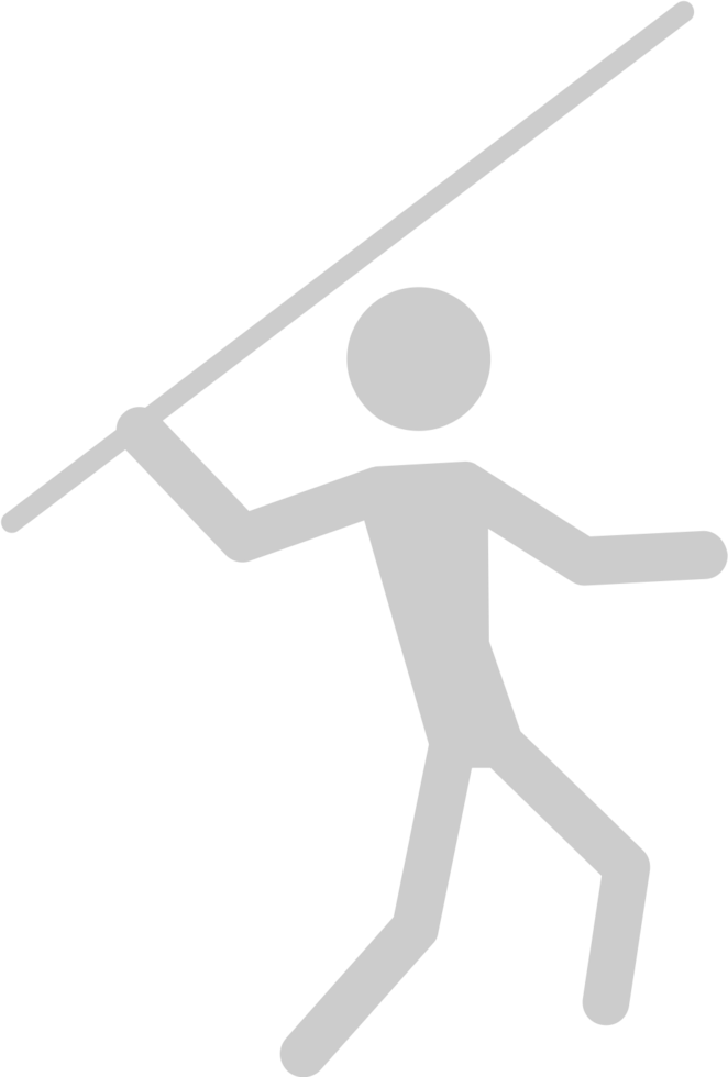 Olympic pictogram pole throwing vector