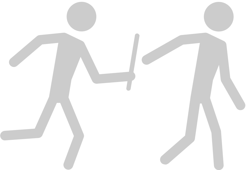 Olympic pictogram relay run vector