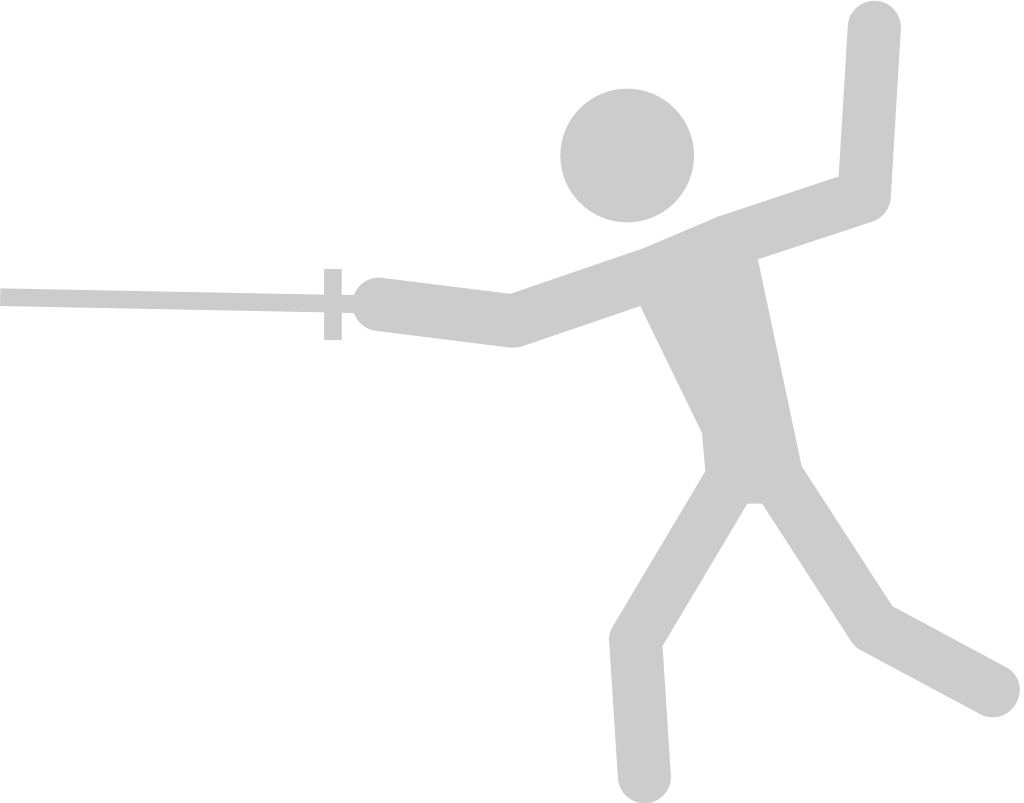 Olympic pictogram fencing vector