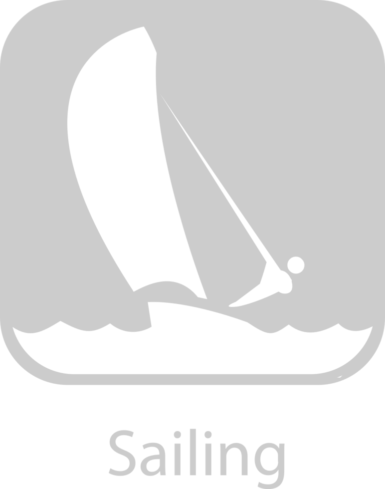 Olympic pictogram sailing vector