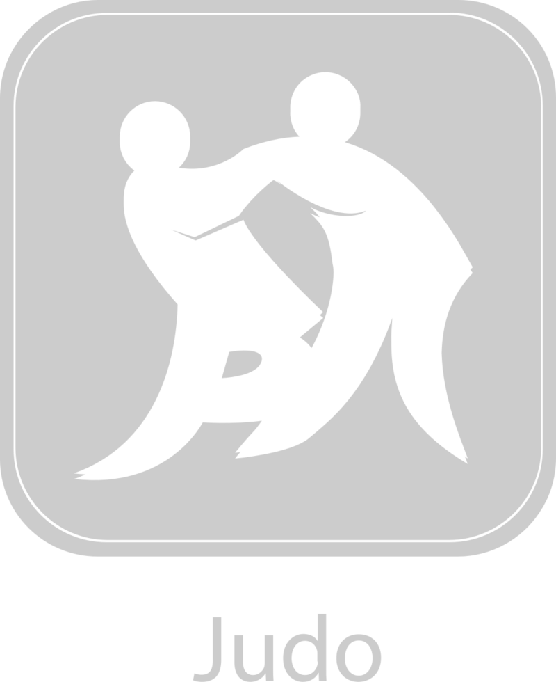 Olympic pictogram judo vector