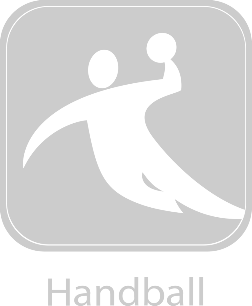 Olympic pictogram handball vector