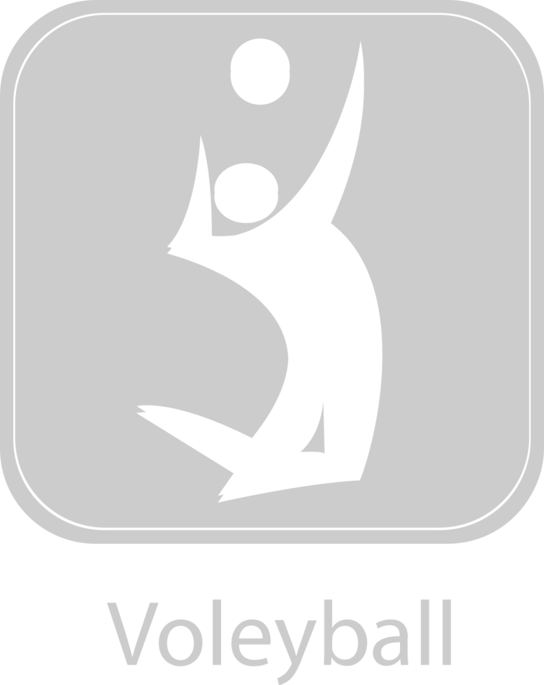 Olympic pictogram volleyball vector